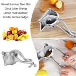 Sliver Steel Orange Machine Manual Orange Lemon Juice Manual Press Squeezer - Image 4