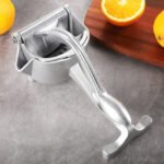 Sliver Steel Orange Machine Manual Orange Lemon Juice Manual Press Squeezer - Image 3