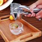Sliver Steel Orange Machine Manual Orange Lemon Juice Manual Press Squeezer - Image 2