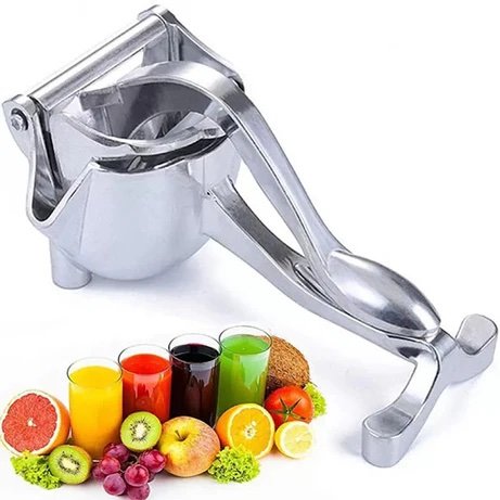 img_8958 Sliver Steel Orange Machine Manual Orange Lemon Juice Manual Press Squeezer - Image 1