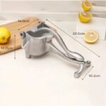 Sliver Steel Orange Machine Manual Orange Lemon Juice Manual Press Squeezer - Image 5