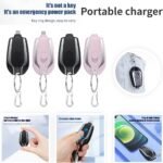 Ultra-Compact 1500mAh Keychain Emergency Charger With Type-C Fast Charging Backup Power - Image 3