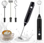 Wireless Milk Frothers Electric Handheld Blender With USB Electrical Mini Coffee Maker Whisk Mixer For Coffee Cappuccino Cream