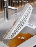 180° Rotatable Magic Rubber Broom Mop, Hand Dust Silicone Broom, Home Floor Cleaning Squeegee Wiper - Image 4