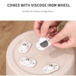 12Pcs Wheels for Furniture Stainless Steel Roller Self Adhesive Caster Home 360° Load - Image 3