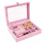 Jewelry Organizer Display Storage Box & Glass - Image 4