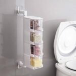 4 Layer Acrylic Rotatable Kitchen Spice Rack - Image 2
