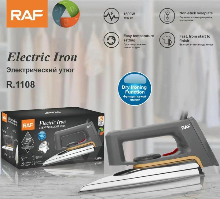 H1828d3a1e1054c41939306ce2a19b078O.png_720x720q50_720x RAF Light Weight Dry Iron - Image 1