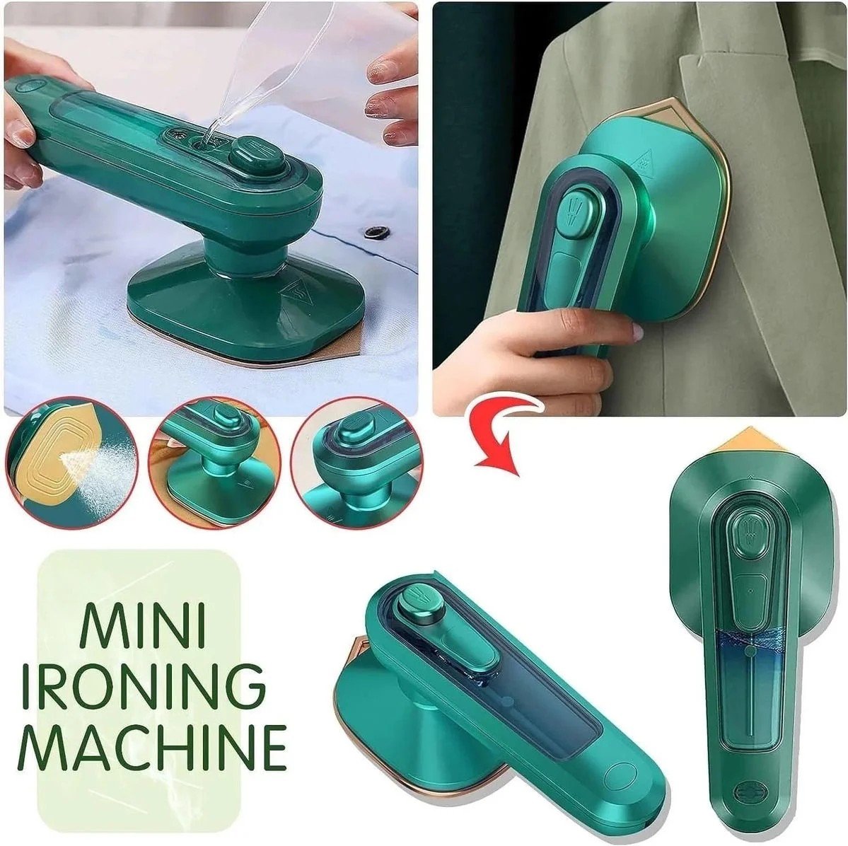 IMG_2292 Micro Portable Steam Iron – Compact Power, Effortless Ironing! - Image 1