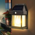Mini Waterproof Solar Interaction Wall Lamp With Motion Sensor
