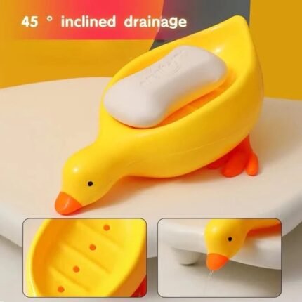Little Duck Soap Holder, Cute Soap Drying Rack, Kitchen Bathroom Shelf Floor Type