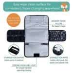 Portable Baby Diaper Changing Mat Foldable Travel Pad with Pockets - Image 4