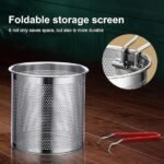 Deep Frying Strainer and Oil Basket With Fryer Tong - Image 5