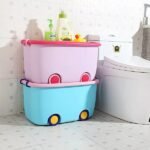 Multi Purpose Large Toy Storage Box with Wheels & Locks - Image 4
