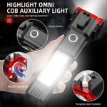 Multi-Function Emergency Hammer Flashlight