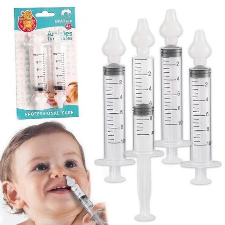 NasalSyringeforBaby-2PCS-SafeSiliconBabyNasalAspirator01 Nasal Syringe for Baby - 2PCS - Safe Silicon Baby Nasal Aspirator - Image 1