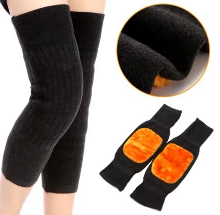 Warm Wool Knee Pads, Cashmere Wool Knee Brace Pads, Elastic Knees Sleeves