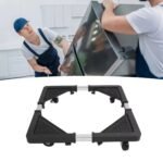 Multifunctional Movable Floor Trolley Stand, Washing Machine Fridge Stand - Image 2