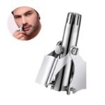 Mini Portable Stainless Steel Manual Nose Hair Trimmer - Image 4
