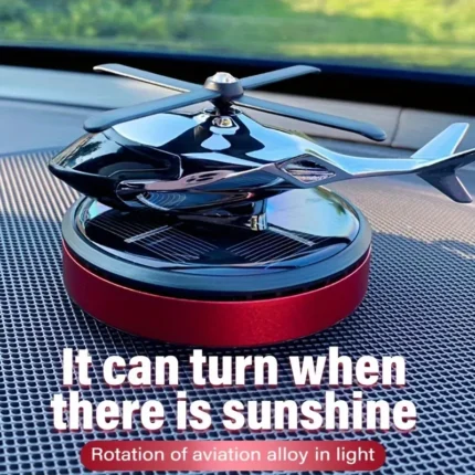 Solar Powered Helicopter for Car Accessories for Dashboard