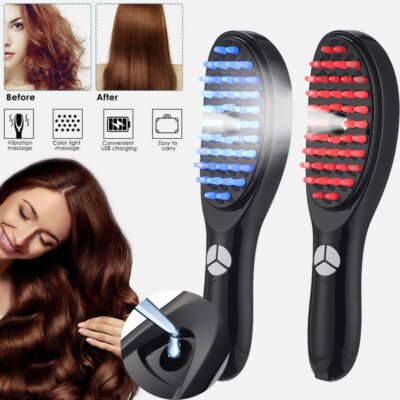 Smart Hair Care Brush - Versatile Device with Vibrational Massage