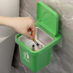 Wall Mounted Ashtray, Outdoor Smokeless Metal Ashtray for Home