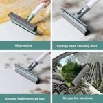 Window Cleaning Wiper With Scrubber & Squeegee - Image 2