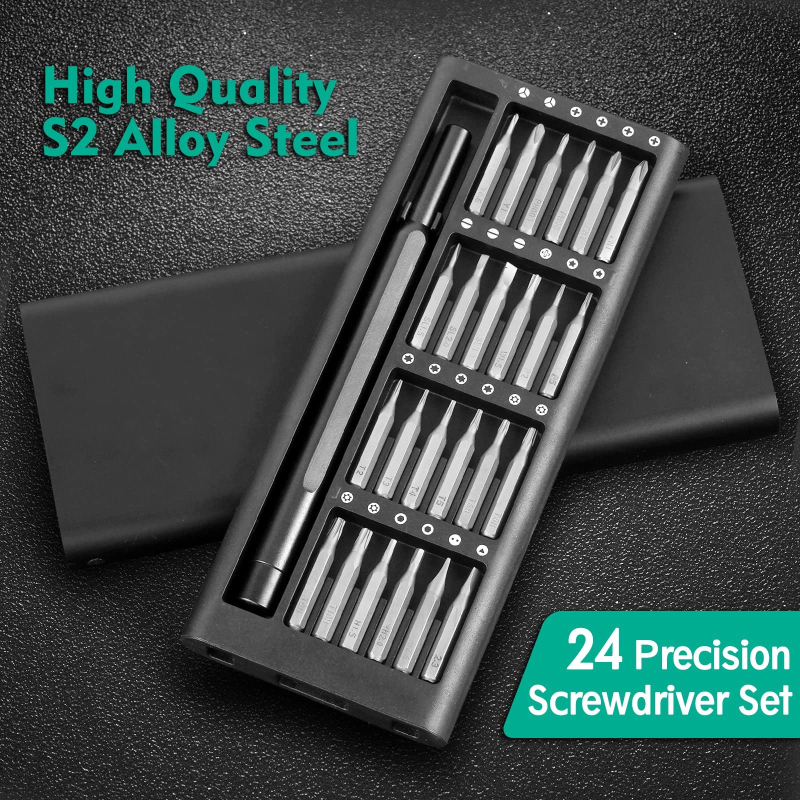 81BP4h+ZPhL 24 in 1 Precision Screwdriver Set - Image 1