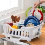 Stylish Countertop Plate & Bowl Drying Rack - Image 3