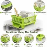 Stylish Countertop Plate & Bowl Drying Rack - Image 4